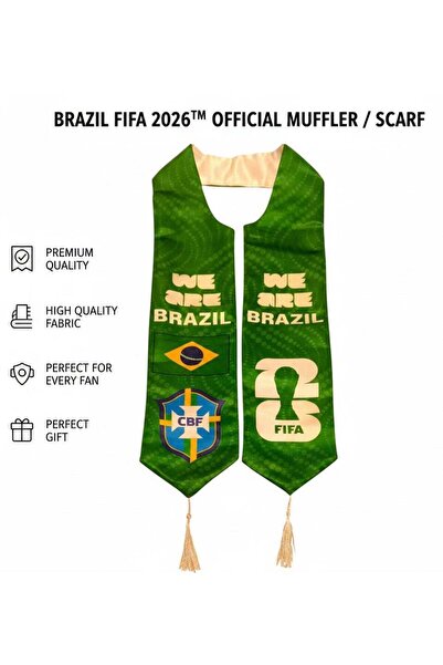 FIFA 2026 World Cup Brazil National Football Team Scarf