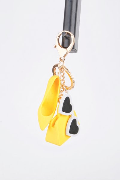 Vivaq 3D Printing Charm Bag Accessory Keychain with Yellow Mini Figure