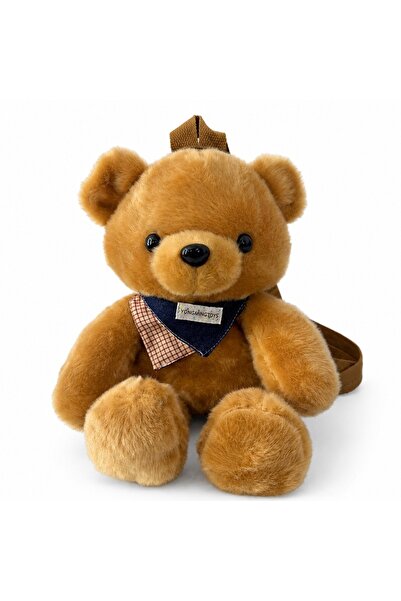 velve Rucsac jucarie din plus Ursuletul Teddy, cu bretele reglabile, buzunar ...