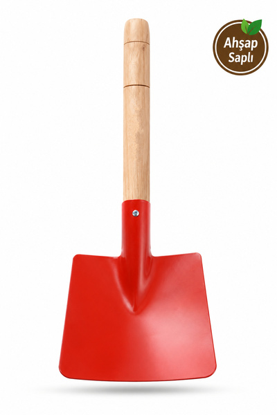 Alıç Ahşap Saplı Mini Bahçe Küreği Metal Gövdeli El Küreği Saksı Toprak Dikim...