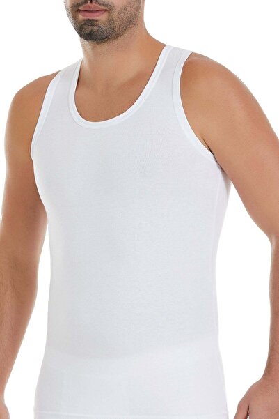 YILDIZ Modal Athlete Men's Tank Top White 3-Pack