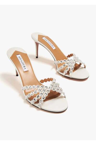 NEW Aquazzura Tequila 75 mules for womens
