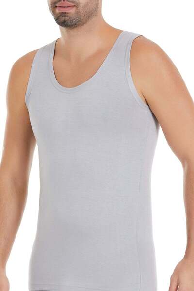 YILDIZ Bamboo Men's Tank Top Gray 3-Pack
