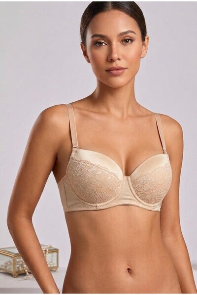 irem içgiyim Women's Padded Lace Bra