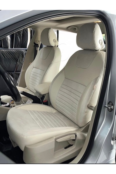 Anka SKODA OCTAVİA UYUMLU - ÖZEL DİKİM -Oto koltuk kılıfı