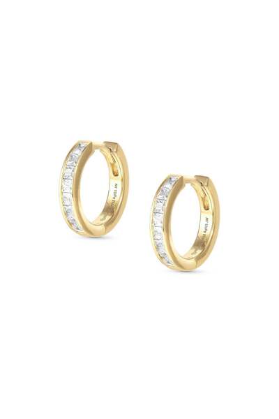 NOMİNATİON CARISMATICA earrings in 925 sterling silver and cz fin, Yellow gol...