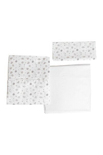 Chicco Set lenjerie din bumbac pentru patut Next2Me Forever, Conffeti, 0 luni+