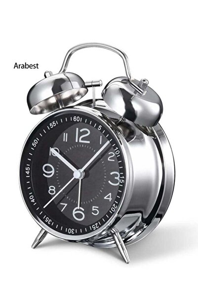 GULF GALLERY Arabest Loud Alarm Clock for Heavy Sleepers Adults, Retro 4 Inch...