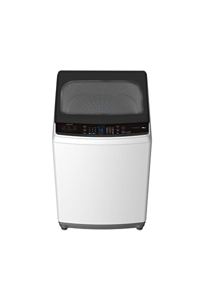 Midea غسالة ذات تحميل علوي - سعة 10 كجم - 8 برامج - لون أبيض - MA200W100WKSA