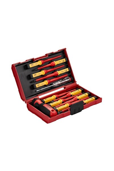 VEVOR Set de 12 șurubelnițe cu mâner interschimbabil 1000 V, VDE/GS, Crom Van...