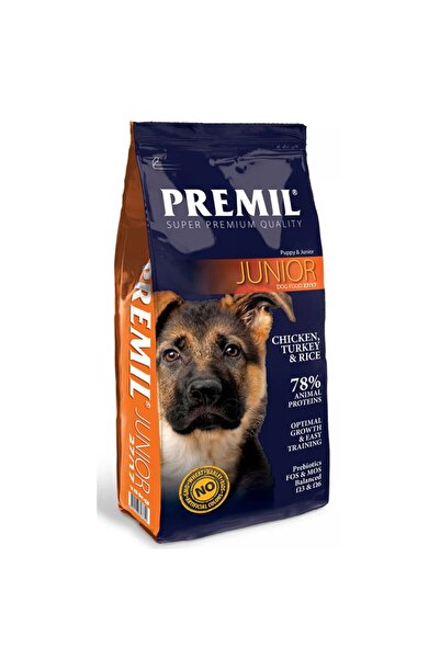 Premil Junior Chicken Turkey & Rice Ξηρά Τροφή Σκύλου με Γαλοπούλα & Ρύζι 15kg