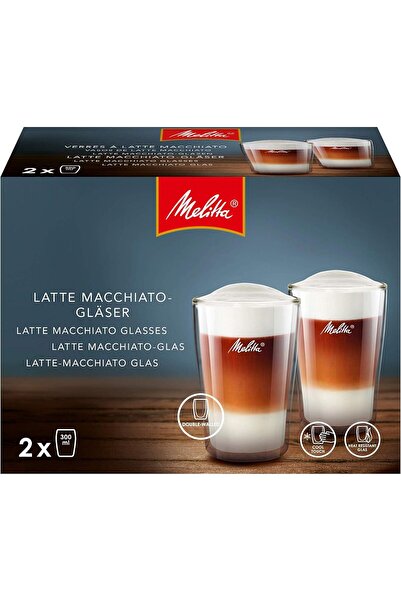 melitta Latte Macchiato Coffee Glasses | Set Of 2 | Double-Walled | Borosilic...
