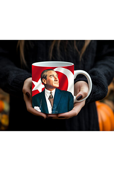 Evion Mustafa Kemal Atatürk Portrayed Special Collection Porcelain Mug