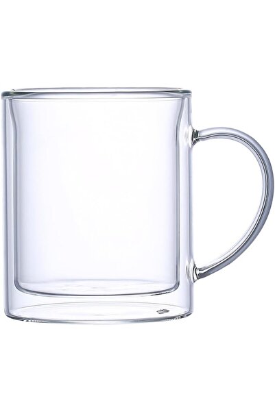 ORCHID NEOFLAM Double Wall Glass Cup Set 350ml, 2PCS Borosilicate Insulated H...
