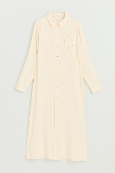 Nihan Plus Size Lyocell Tunic with Zipper and Contrast Stitching Detail - But...