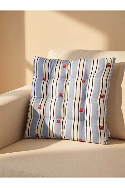 LC Waikiki NEVAVM Farkıyla Desenli Dolgulu Minder 45x45 cm