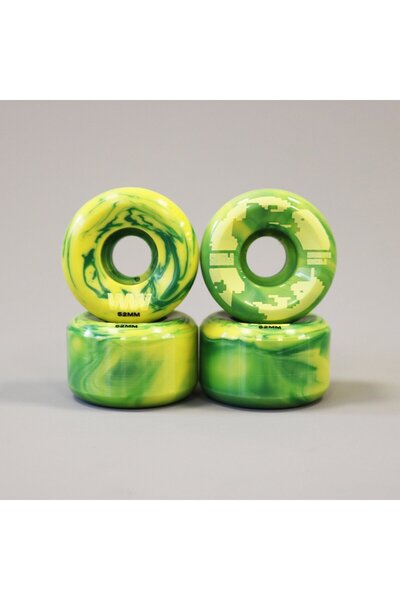 Wayward TxF Wayward 52 mm 83 b Roți de skateboard Swirl Formula Verde / Galben