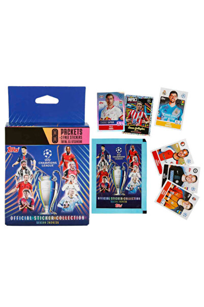 Topps حزمة صديقة للبيئة لدوري أبطال الاتحاد الأوروبي 2024-25