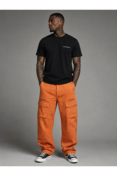 LES BENJAMINS “Fly Carpet” Kargo Denim Kot Pantolon