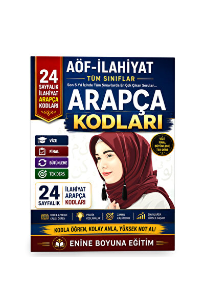 Enine Boyuna Eğitim AÖF İLAHİYAT ARAPÇA – TÜM SINIFLAR İÇİN (Kodlarla ARAPÇA)