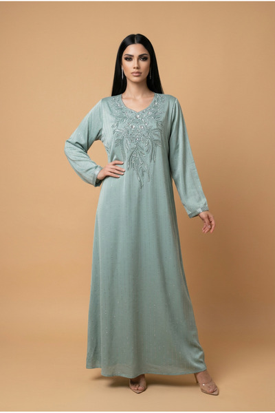 almasa alswda Embroidery Jalabiya
