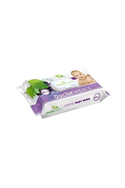 DOCTOR WIPES Мокри кърпички за детска грижа, Доктор Уайпс, с екстракт от гроз...