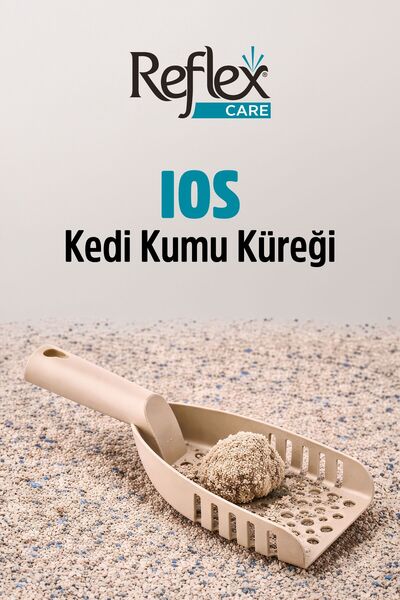Reflex Care İos Cat Litter Shovel Beige (29.5 X 9.5 X 3.5 cm)