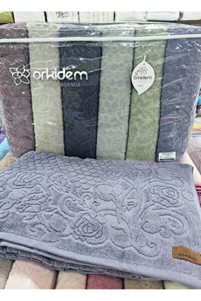 Orkidem Havlu Bornoz ORKİDEM GÜLPETEK LÜKS BANYO HAVLUSU 100 X 150 840 GR +-10