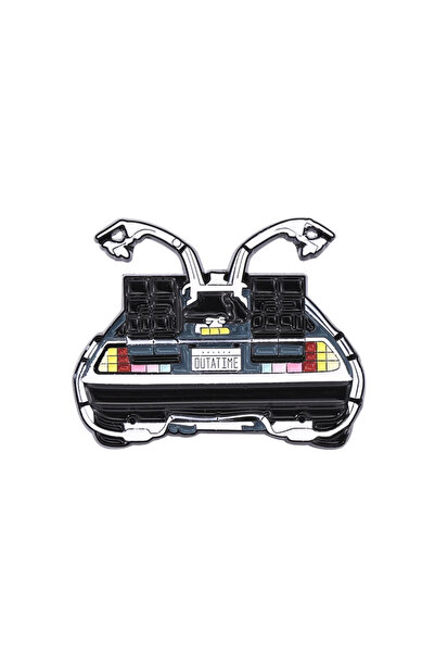 Choice3 XZ7161 Back To Future Brooch Enamel Pins Sci-Fi Movies Retro Car Time...