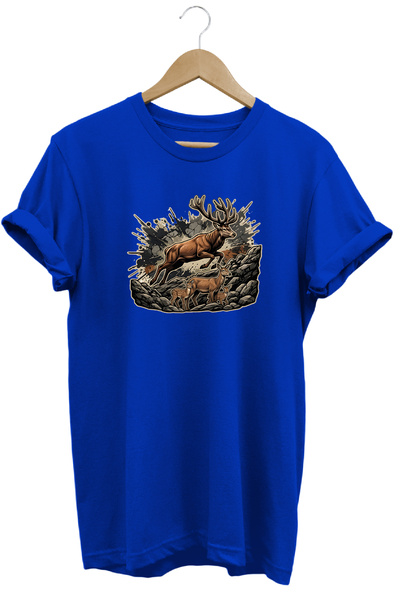 remonz Exclusive Wild Nature Collection Majestic Moose Premium T-Shirt