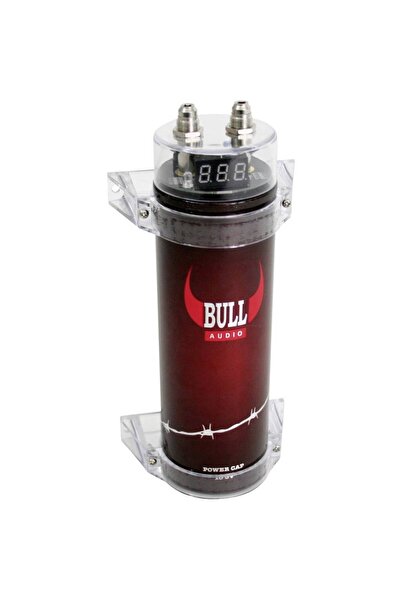 elSales Condensator Auto 1 Farad / Afisaj Rosu Pentru Subwoofer