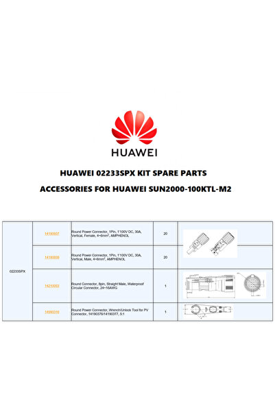 Huawei SUN2000-100KTL-M2 Kit de accesorii pentru invertor