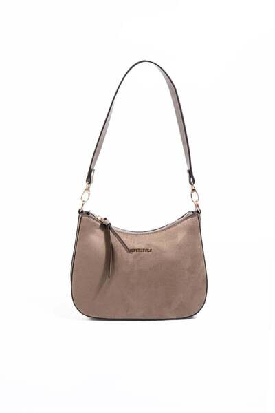Silver Polo Mink - Mink Suede Women's Shoulder Bag Sp1259