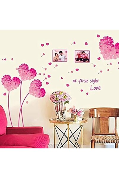 The Bros Pink Tone Love Heart Wall Sticker Living Room Bedroom Home Decoratio...