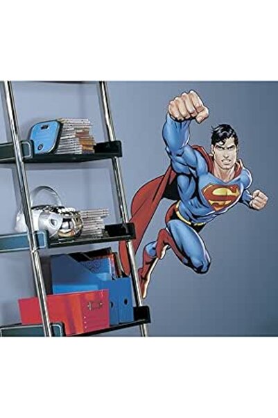 The Bros Superman Day Of Doom Peel and Stick Giant Wall Decal