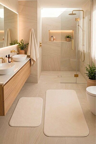 Bestekar Luna Cream Non-Slip Base Stylish Stain-Resistant Soft Textured Moder...