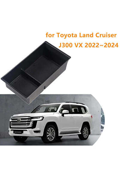 Alayjah Central Armrest Console Tray Organizer Storage Box For Toyota Land Cr...