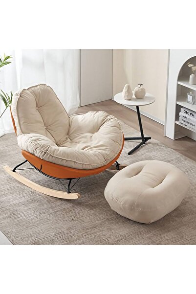 Vivendo Fotoliu balansoar Cloud Rocker, cadru metalic