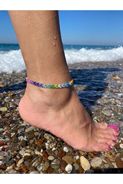 Beykan handmade Rainbow Anklet