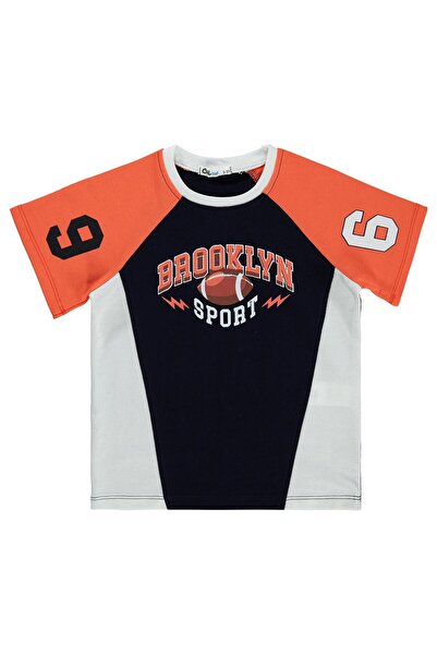 Civil Boys Brooklyn majica sa printom za uzrast 2-5 godina - tamnoplava