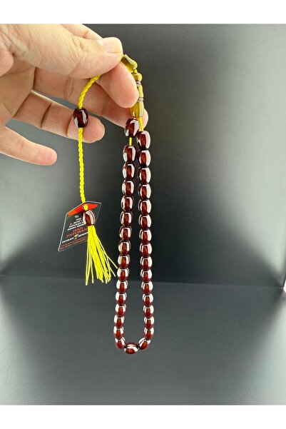 Jewel Custom-Made Faturan Sıkma Amber Prayer Beads (9-11 mm) Signed by Master...