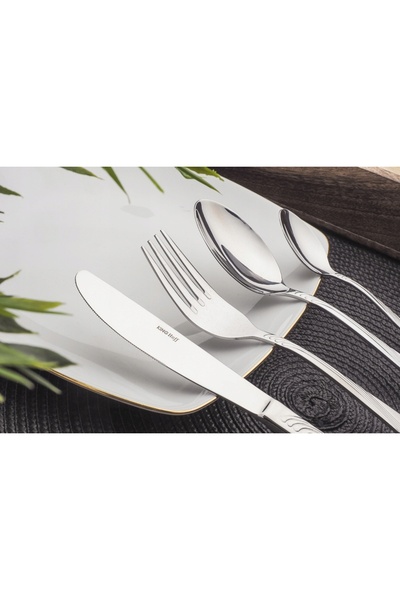 Kinghoff SET DE CUȚITE 24el. 6 PERSONE CALITATE CLASICĂ DURABIL