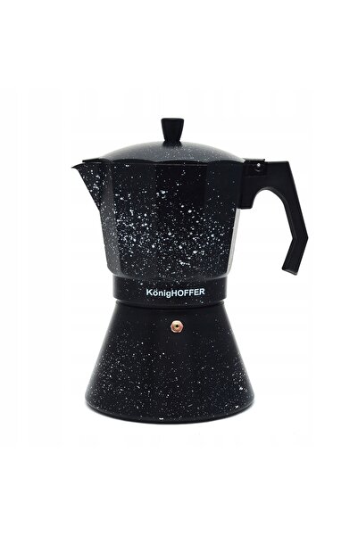 Konighoffer Aparat de cafea și mixer, negru marmorat, 12F, 720ml
