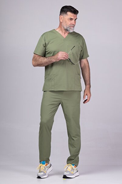 tag Costum medical MEN COTTON STRETCH pentru barbati, Bumbac flexibil cu elas...