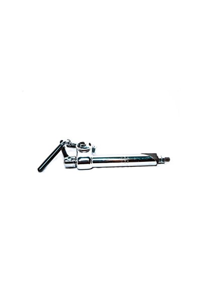 Pegas Pipă ghidon bicicletă QR din oțel 22.2/30mm x 130mm, Cromată