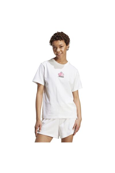 adidas Tricou de damă cu mânecă scurtă, cu căpșuni, pentru piața fermierilor,...