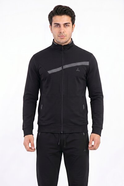 BAGLAN Set de trening pentru bărbați cu fermoar, model clasic 3337 BGL-ST05517