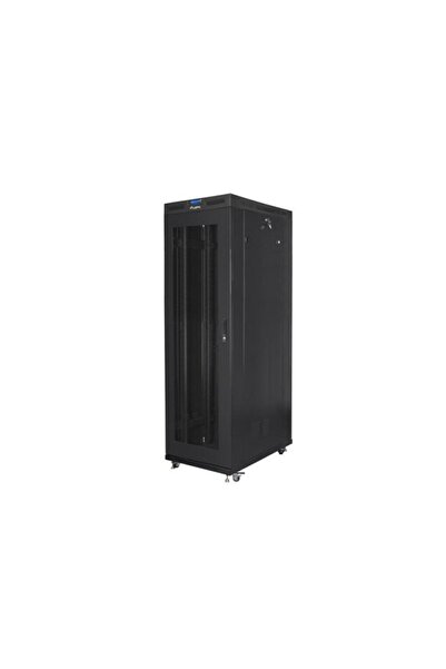 Lanberg Rack de servere 19 " 42U 800x1200 auto-asamblabil, Negru RAL9004
