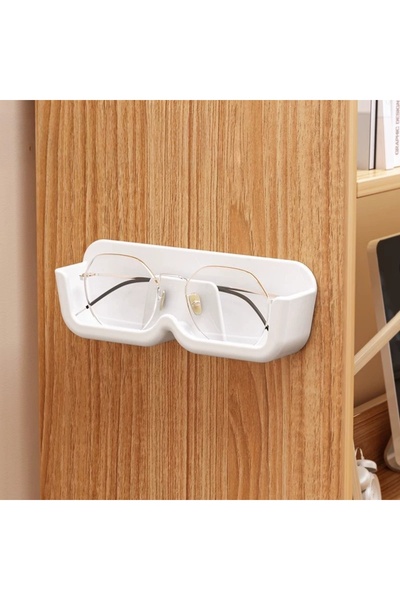 Choice1 White Eyeglasses Holder Stand, Sunglasses Storage Organizer, Wall Mou...