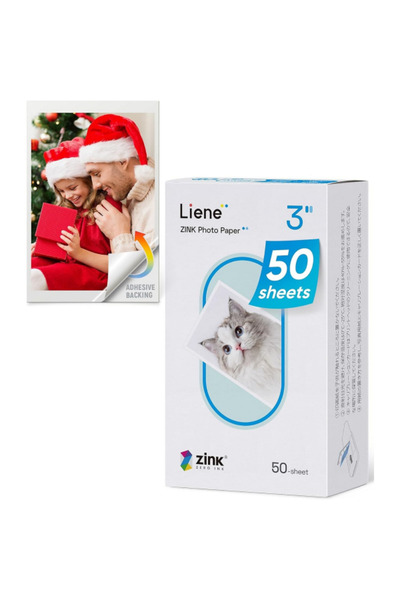 Liene Фотохартия Pearl 2x3 за принтер, комплект от 50 броя (горна и долна част)